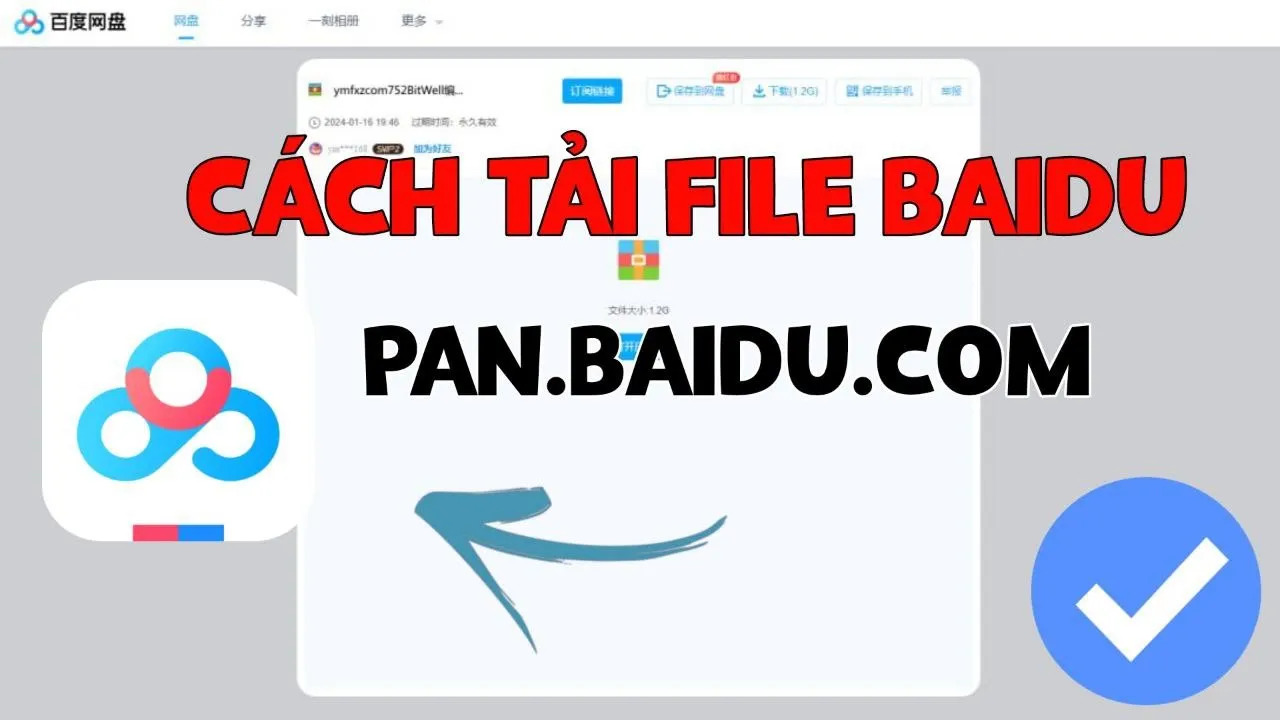 CÁCH TẢI FILE BAIDU